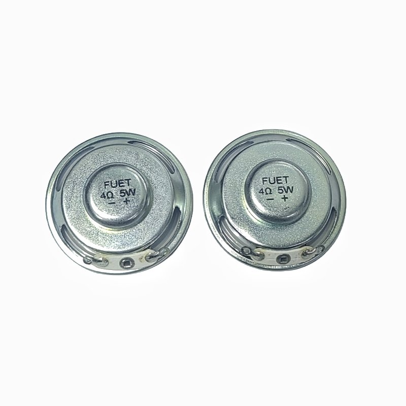 Diameter 40mm Round Waterproof Speakers Internal Magnet 4Ohm 5W Multimedia Speaker Intercoms For Sound Transmission Equipment