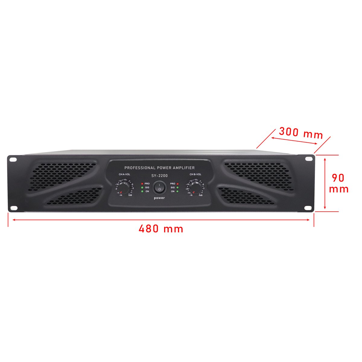 Hot Sale Professional Power Amplifier 2 Channel Class Ab Sound Equipment System For Stage Performance Commercial