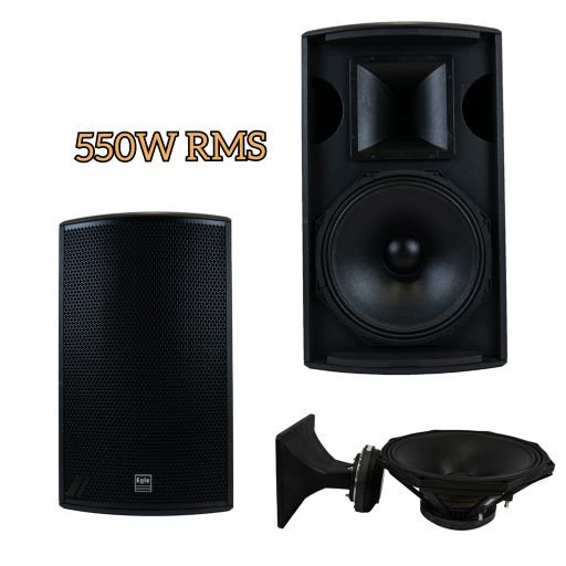 Speakers Audio System Krk karaoke 15 " Driver Loudspeaker Horn Mid-bass Loudspeakers Amplifier Sound Equipment