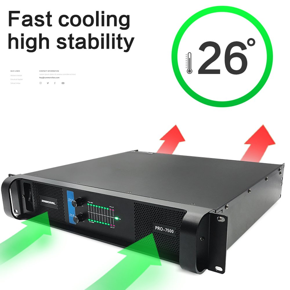 PRO4500 stage performance audio equipment 1000W*2 high-quality power amplifier audio system