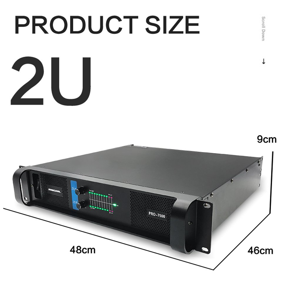 PRO4500 stage performance audio equipment 1000W*2 high-quality power amplifier audio system