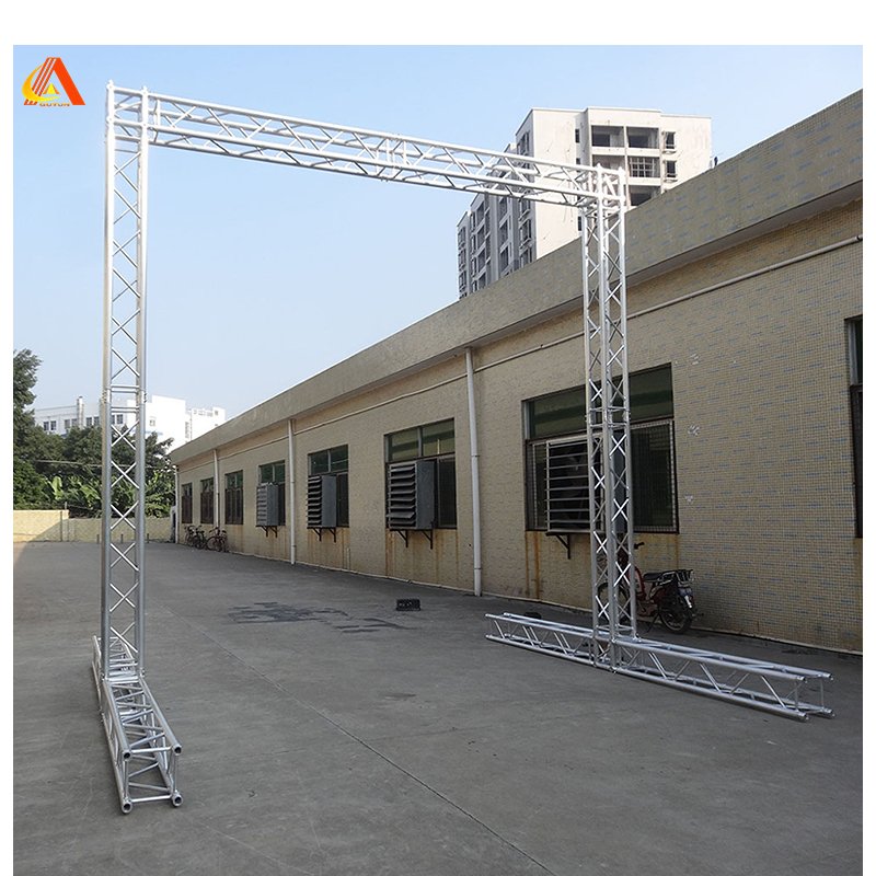 Custom aluminum stage truss upright line array speaker lift truss stand tower