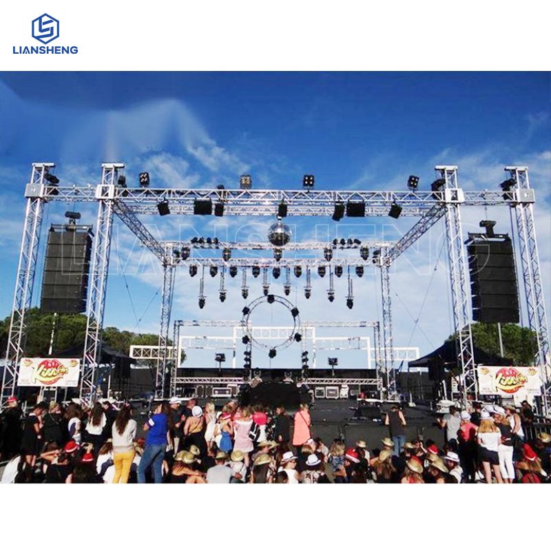 Factory Truss Price Aluminum Outdoor Concert Light Truss Stand Audio System Event Stages For Sale