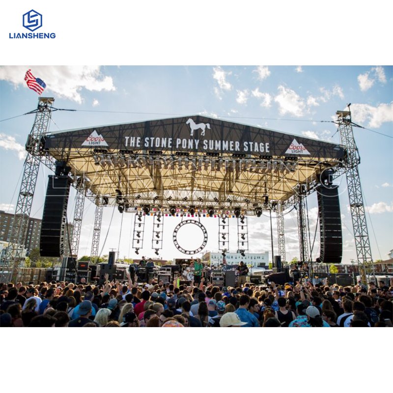 Factory Truss Price Aluminum Outdoor Concert Light Truss Stand Audio System Event Stages For Sale