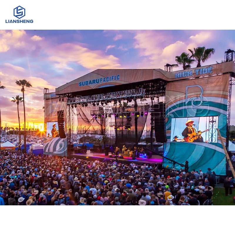 Factory Truss Price Aluminum Outdoor Concert Light Truss Stand Audio System Event Stages For Sale