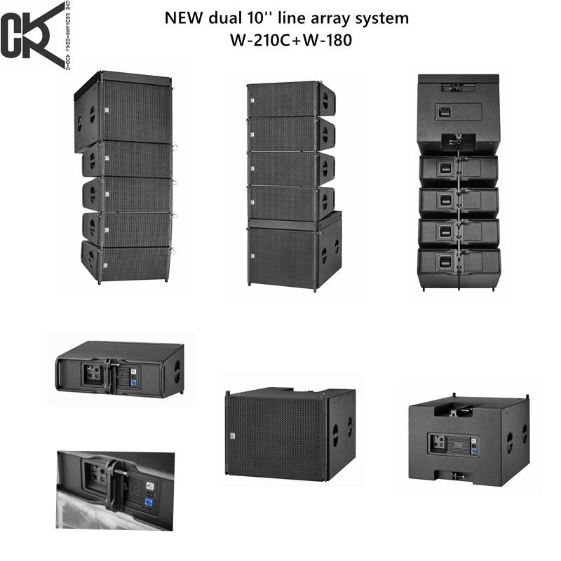 Cvr professional 18" powered 1000watt line array subwoofer sound equipment/sound system