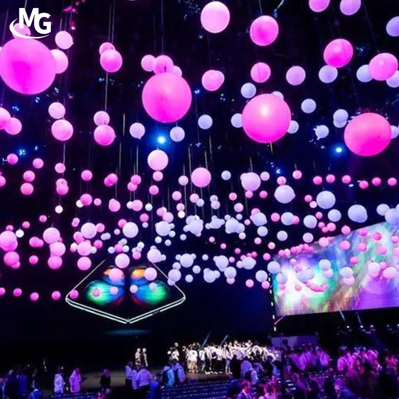 DMX Control LED Kinet Ball Stage Lights Kinetic Ball Lift Light For Wedding Stage Event Entertainment