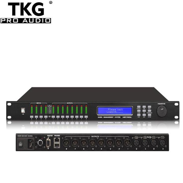 TKG 4 in 8 out performance stage speaker professional sound Digital Audio Processor