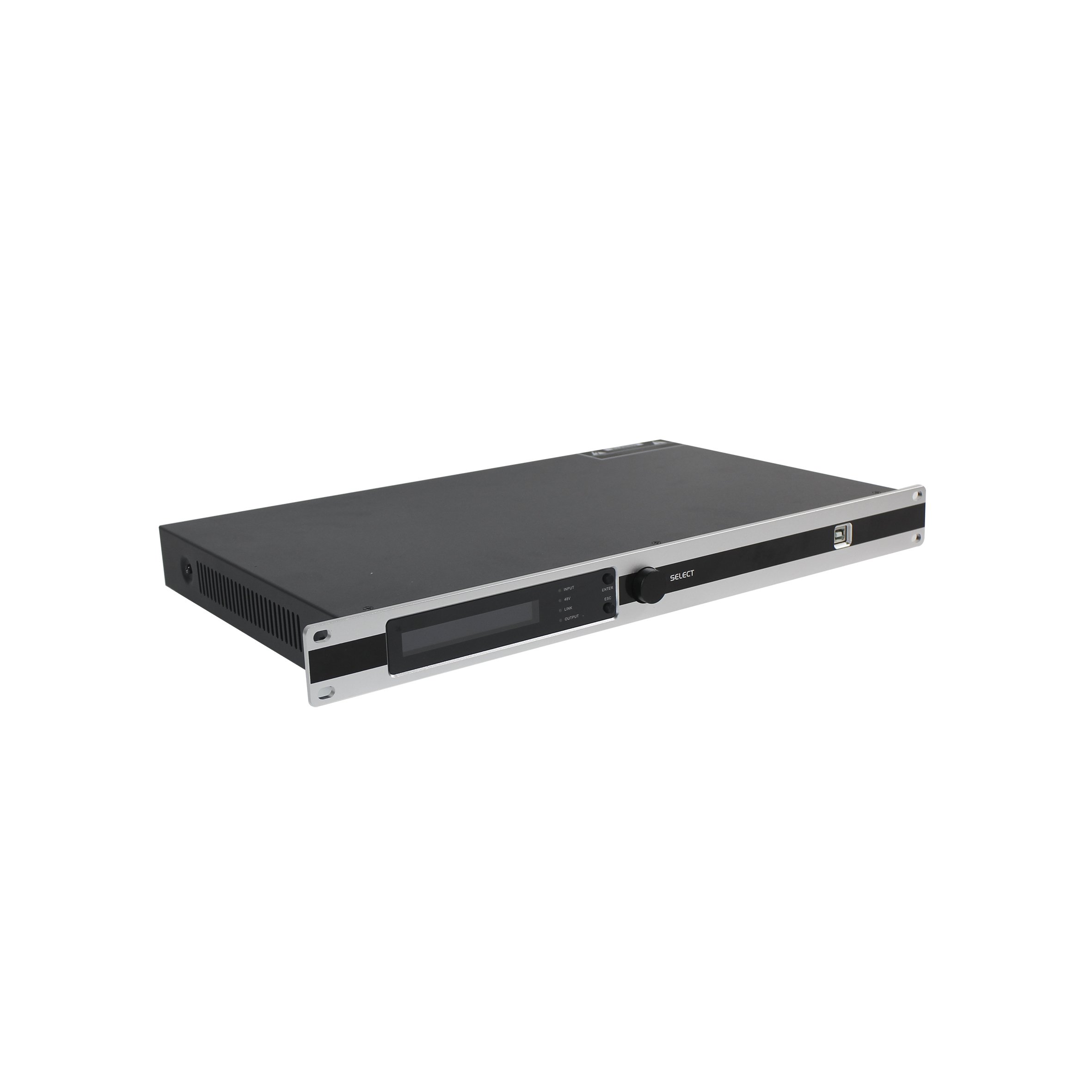 8 Channel Dante Network Audio Matrixs Digital DSP Processor With Camera Control Interface 8-in 8-out Dante Audio Processor