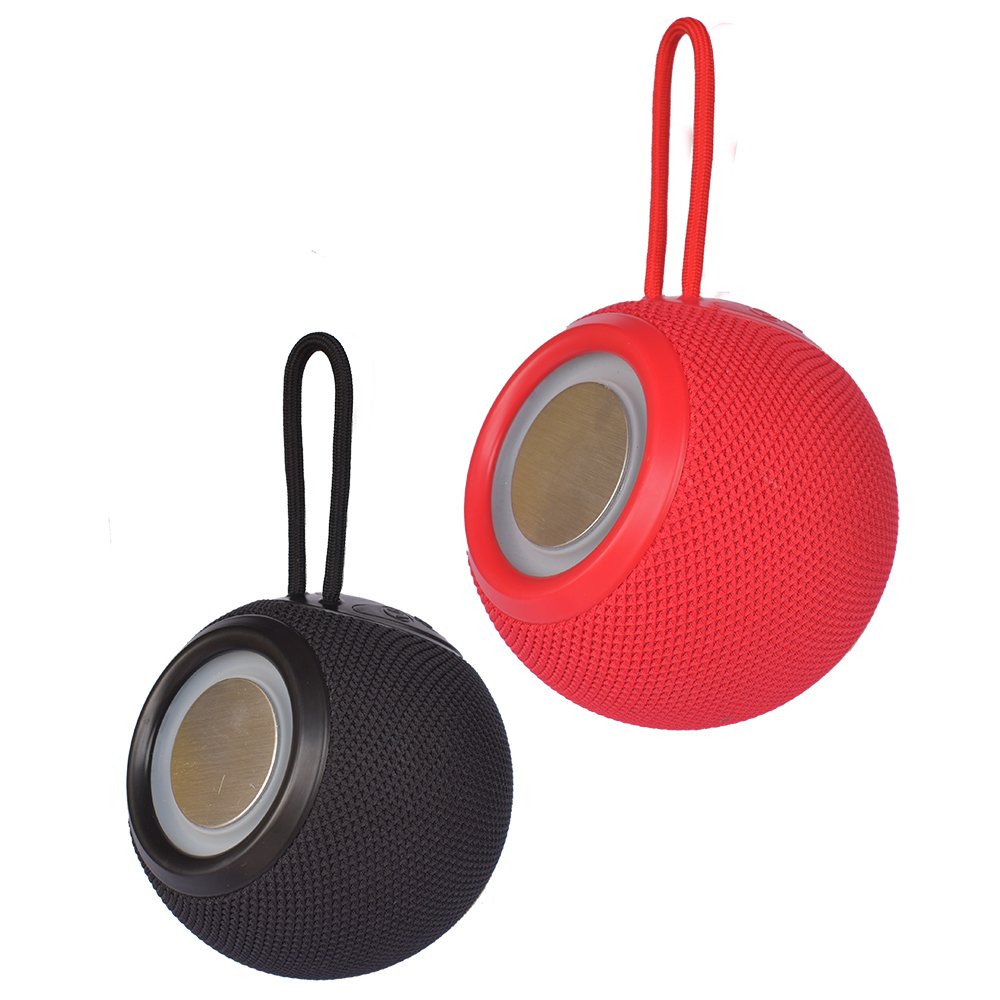 Wireless Stereo Bass Mini Waterproof Fabric BT Speaker Woofer Active Hifi Music Box Colorful LED Light Portable Speaker FM radio