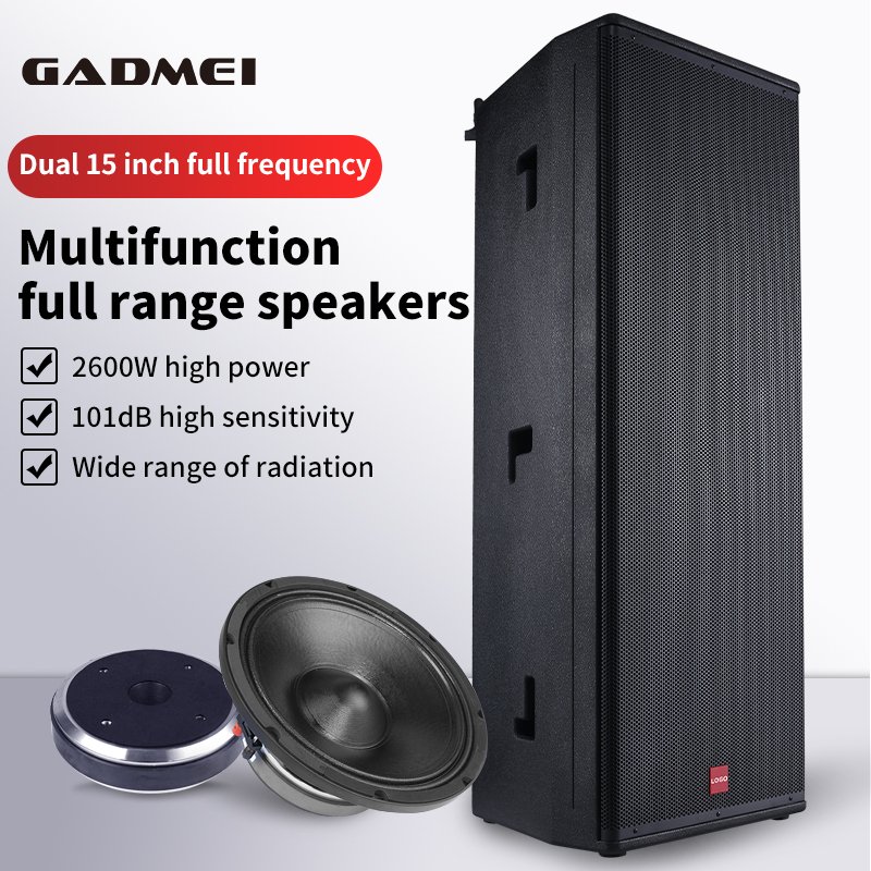 Big speakers outdoor dj party woofer speaker 12 inch 15 inch passive speakers audio system sound professional music