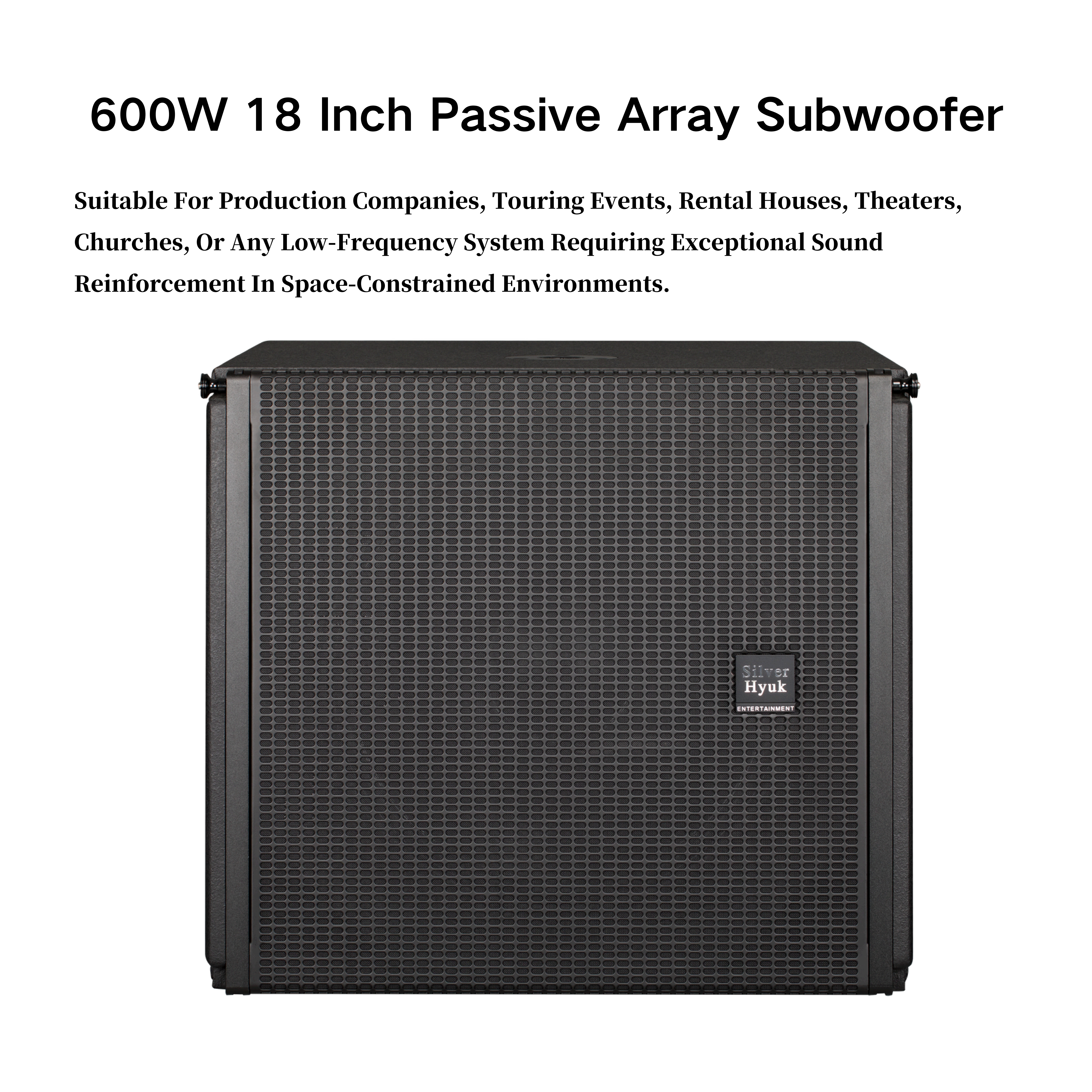 600W High Quality 18 Inch Passive Line array Speaker Pro Concert Subwoofer Speakers