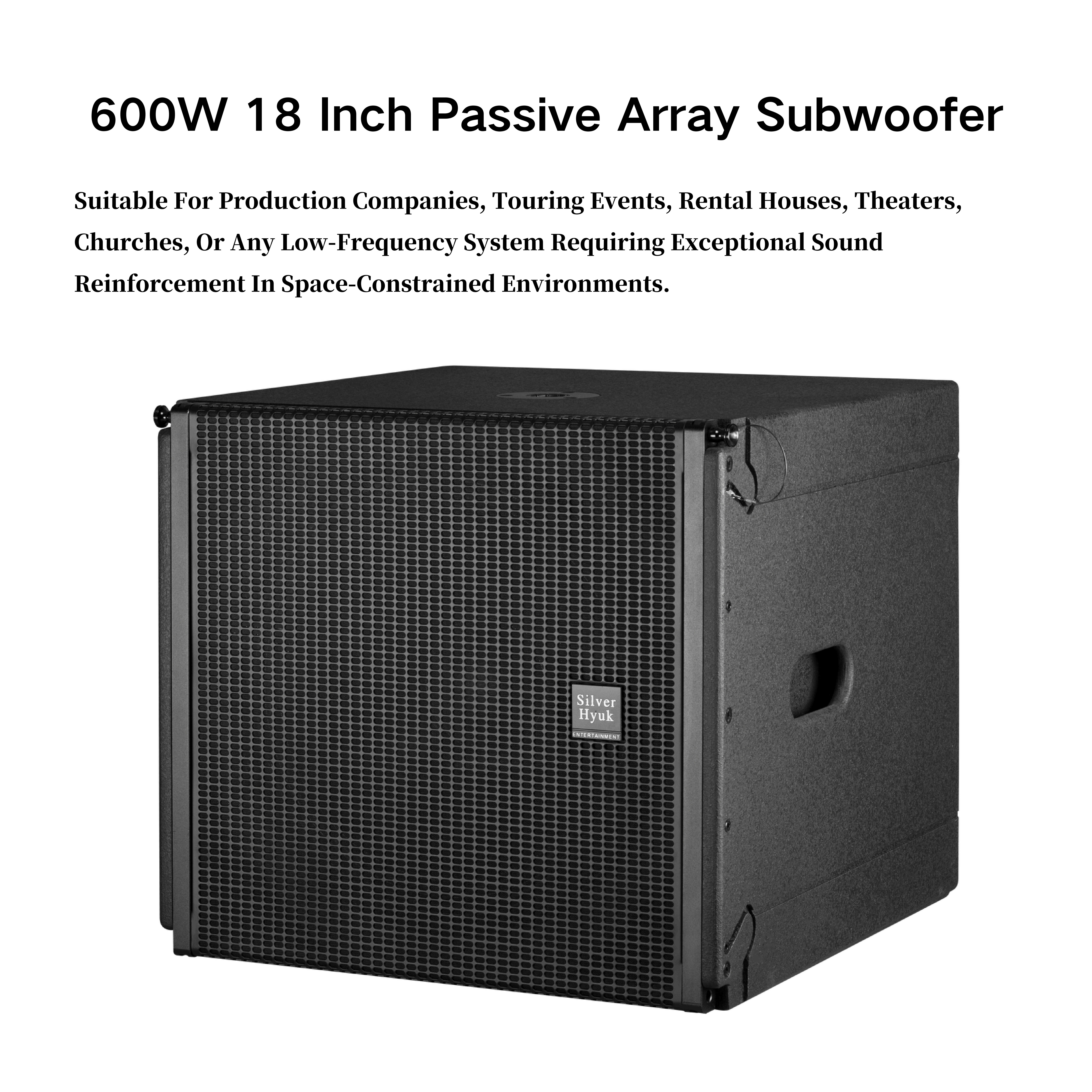 600W High Quality 18 Inch Passive Line array Speaker Pro Concert Subwoofer Speakers