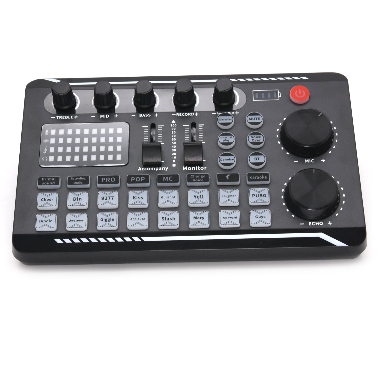 1 Set Professional BM800 Microphone F998 Sound Card Mixer Kits for Live Voice Mixing Console Amplifier Audio Mixer DJ Equipment