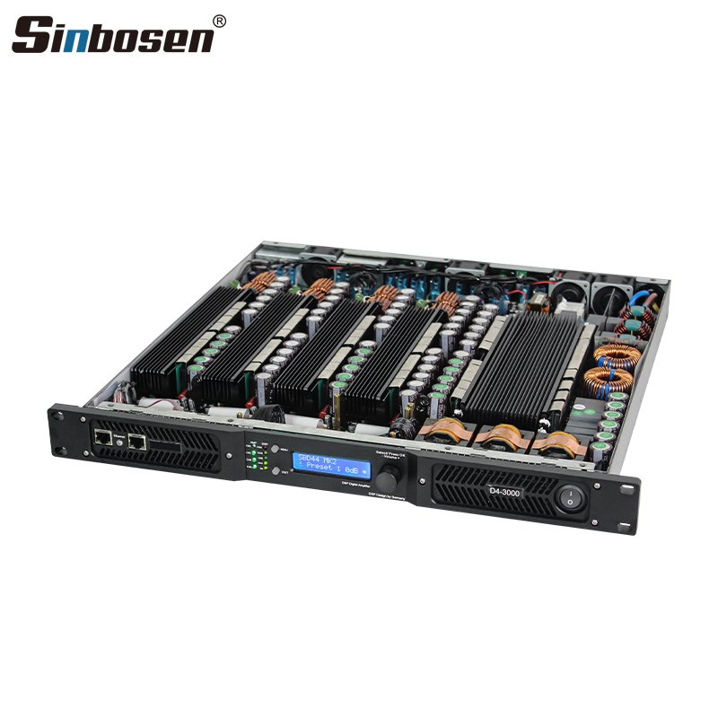 Fir Filter Design 3000 Watts Low Noise GaN Wholesale Sound Pure Digital Amplifier