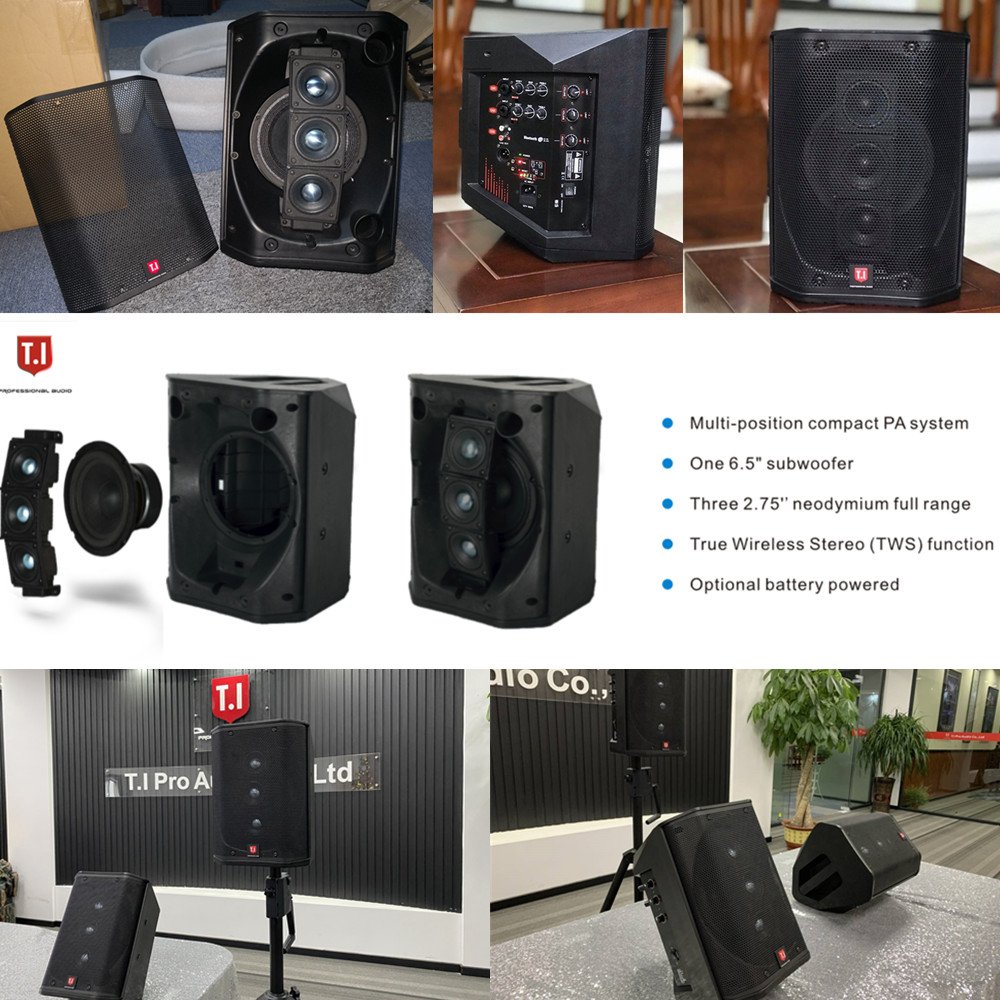 Wholesale blue tooth sound portable speakers T.I Audio Y1-B 6.5" active speaker box equipment