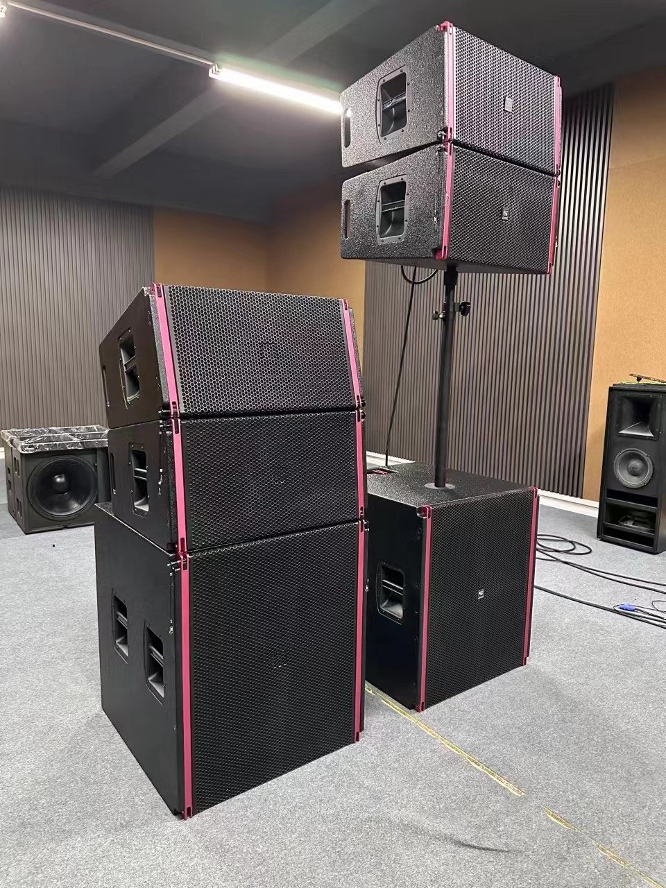 High Quality Professional Audio Single 12 inch Line Array Speaker Set Sound Equipment