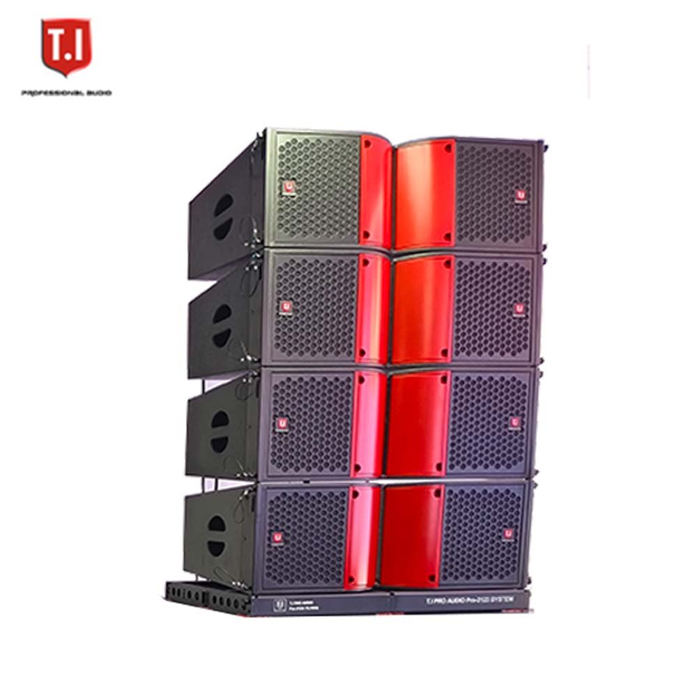 Pro Audio Pro2123 Line Array Sound System Passive Professional DJ Speaker Set System Outdoor Audio Mixer PA System