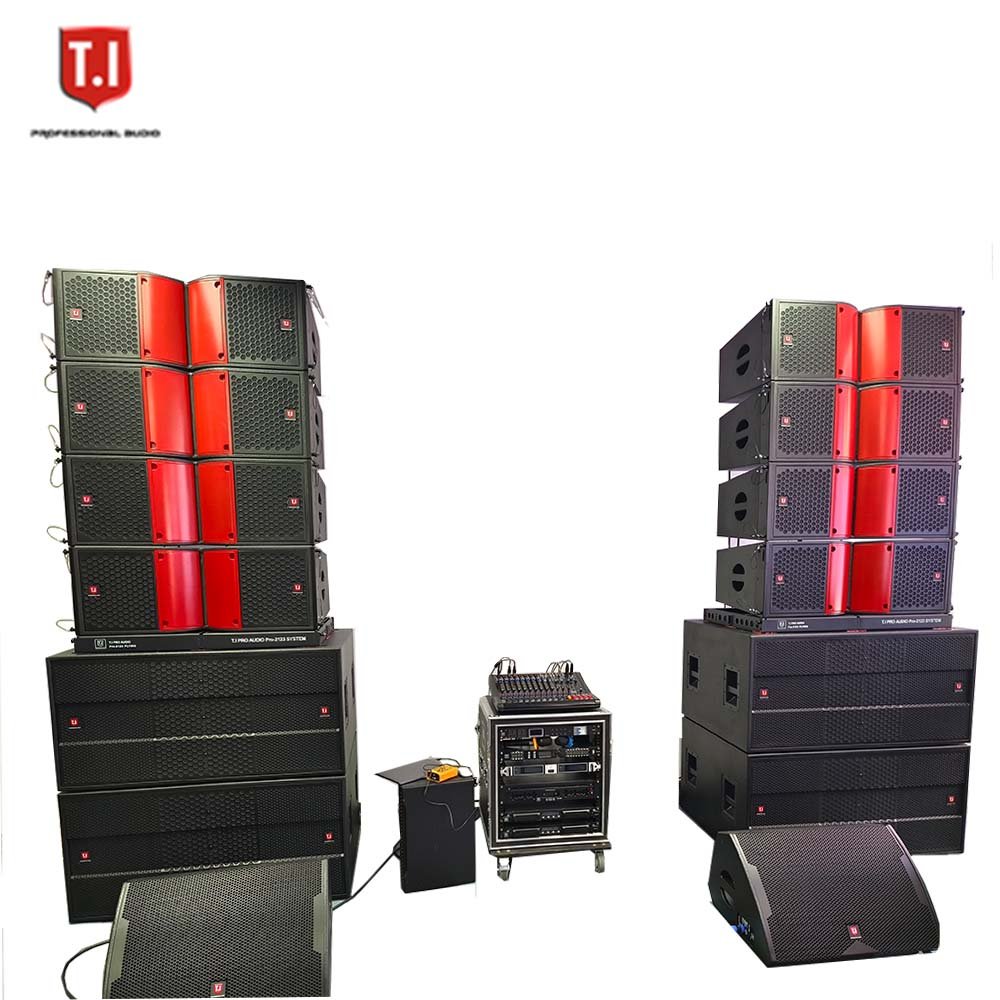 Pro Audio Pro2123 Line Array Sound System Passive Professional DJ Speaker Set System Outdoor Audio Mixer PA System
