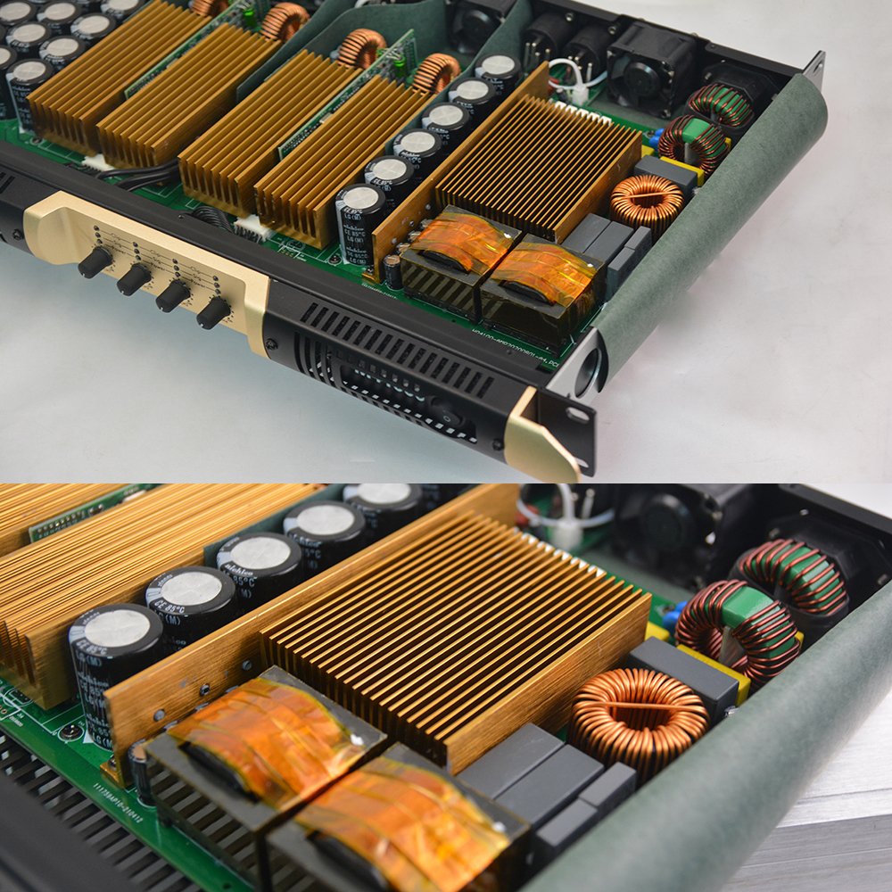 1U Manufacturer Hot-selling 4CH professional Hi-Fi-level digital (Class D) professional stage audio digital power amplifier