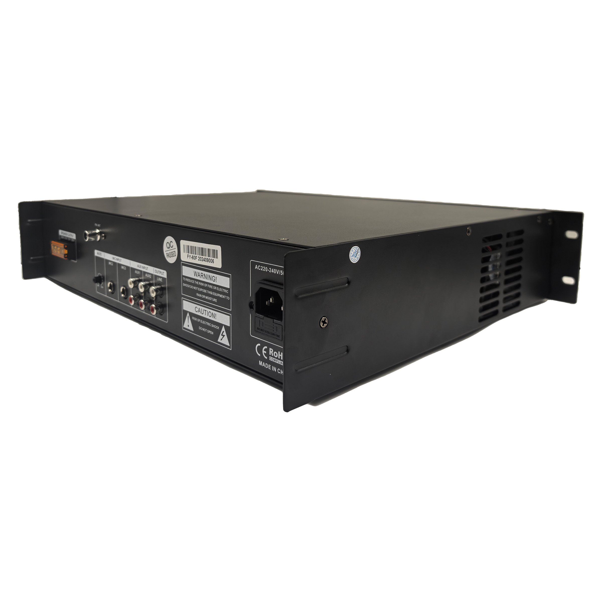 Professional sound device audio PA system mixer amplifier bluetooth MP3 USB music play for store shopping mall factory