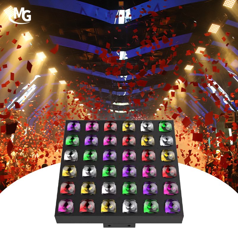 36pcs Matrix Light Background Lamp Cob Beam DMX Matrix LED Stage Equipment Light