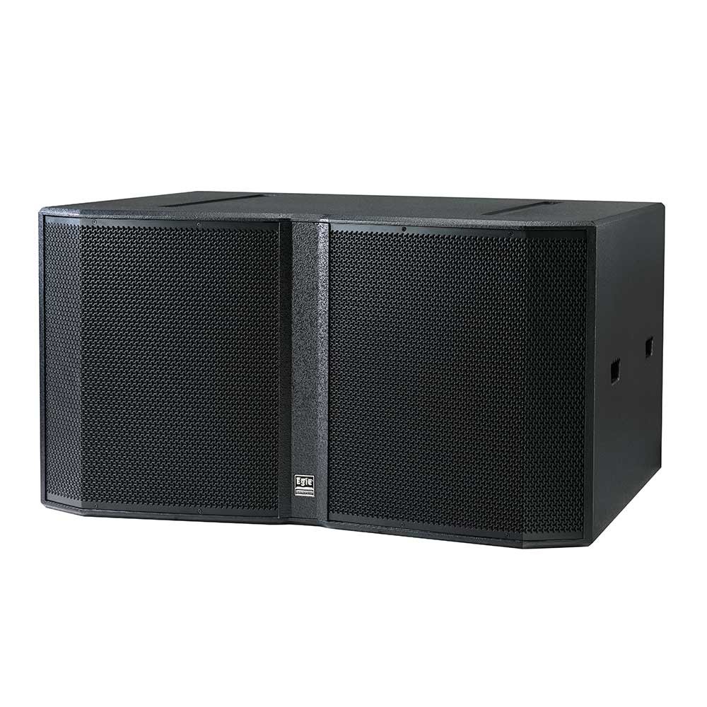 Dual-drivers sub-bass system double 18 inch 1600 watt bass sound 18 inch passive subwoofer with q1 top line array PA System