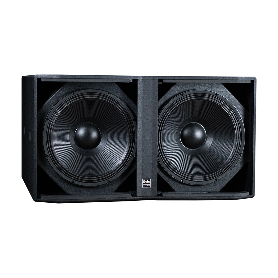 Dual-drivers sub-bass system double 18 inch 1600 watt bass sound 18 inch passive subwoofer with q1 top line array PA System