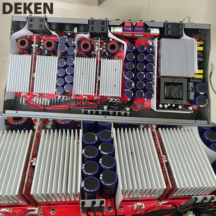 DEKEN DA-4200 New High Quality 8ohms 4 Channels Stage Master Power Amplifier Professional 200W Speakers Audio Amplifiers