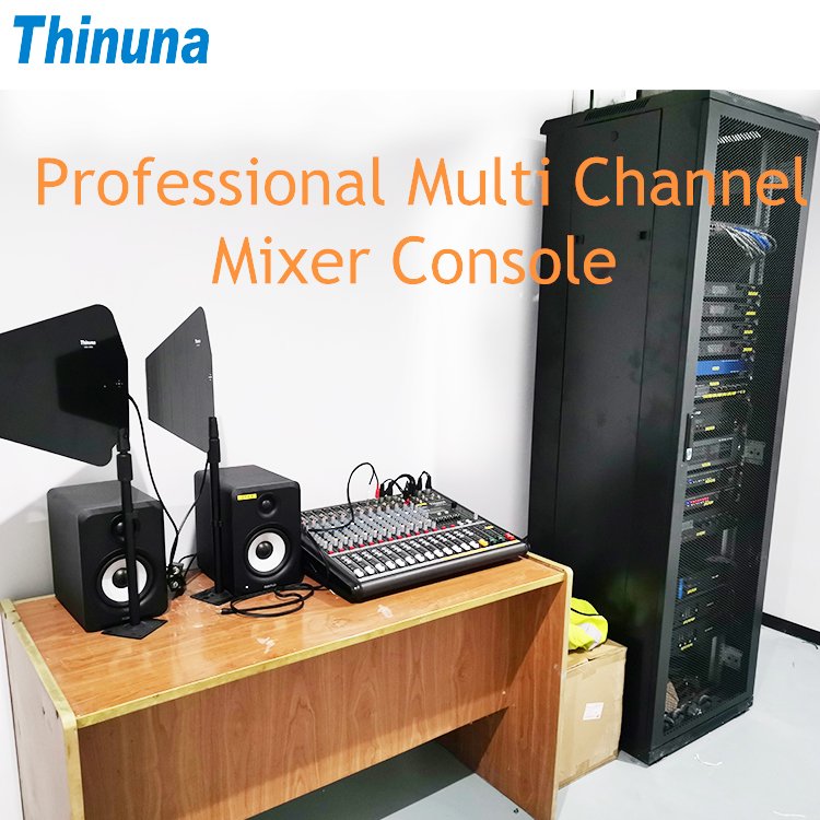 Thinuna MX-F12 Stereo Two Braid Mixer Professional 12 Channel Mixer Console USB Effertor Audio Mixer