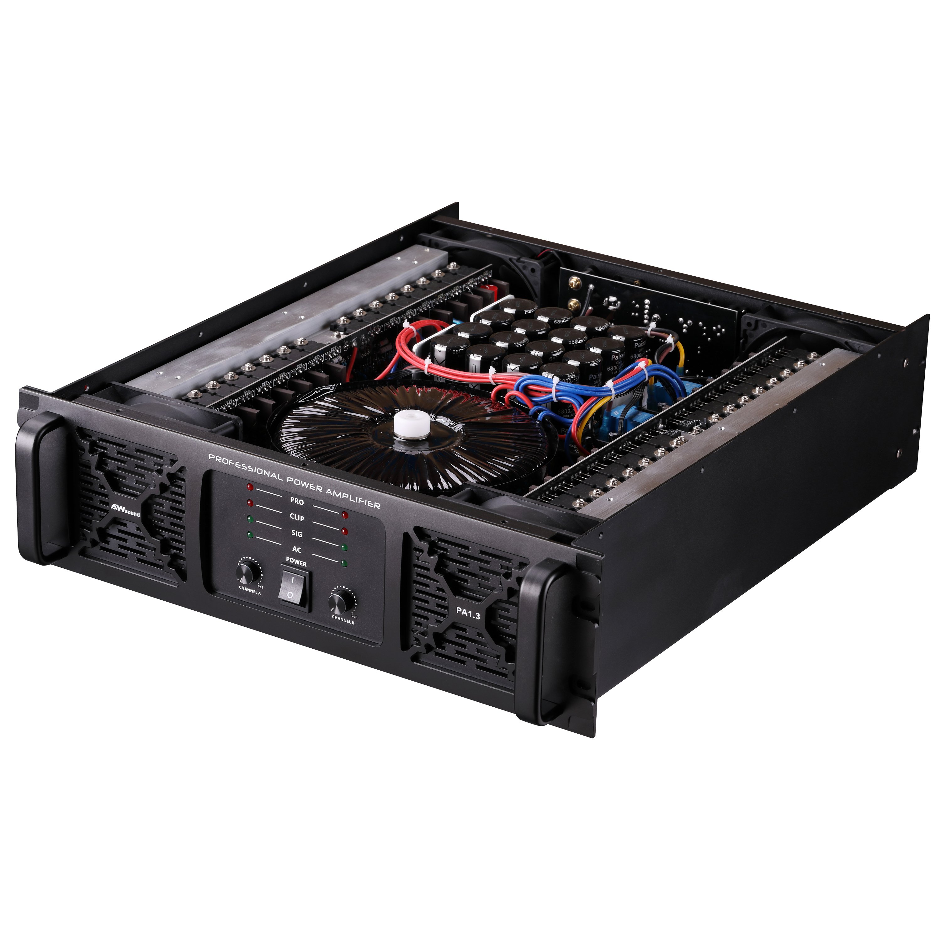 sound equipment amplifiers speaker PA1.3 Class GB 3U 2 Channel Digital Stereo Power Amplifier Audio 1300w high power amplifiers