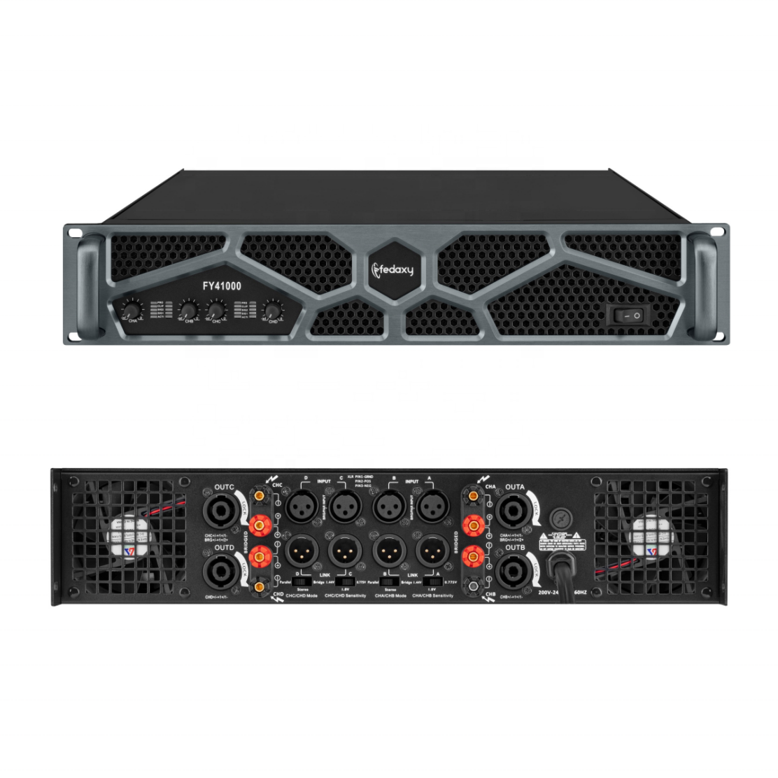 ca12 ca20 power amplifier 4channel 1000watts class h 2u 2ohm dj professional sound amplifier audio