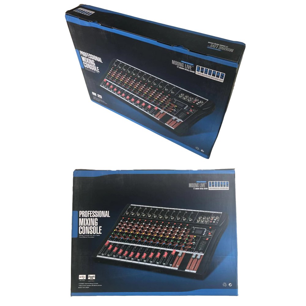 High Quality Professional 12 Channel Audio Mixer Console