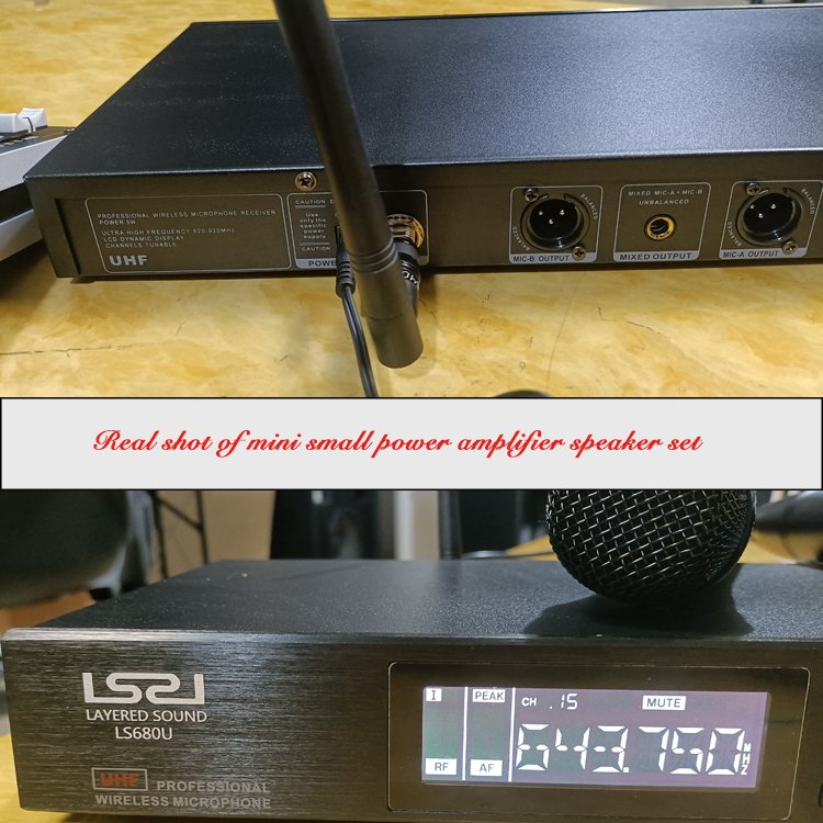 LS680U speaker concert outdoor audio set with amplifier song microphone singing outdoor audio conference performance general