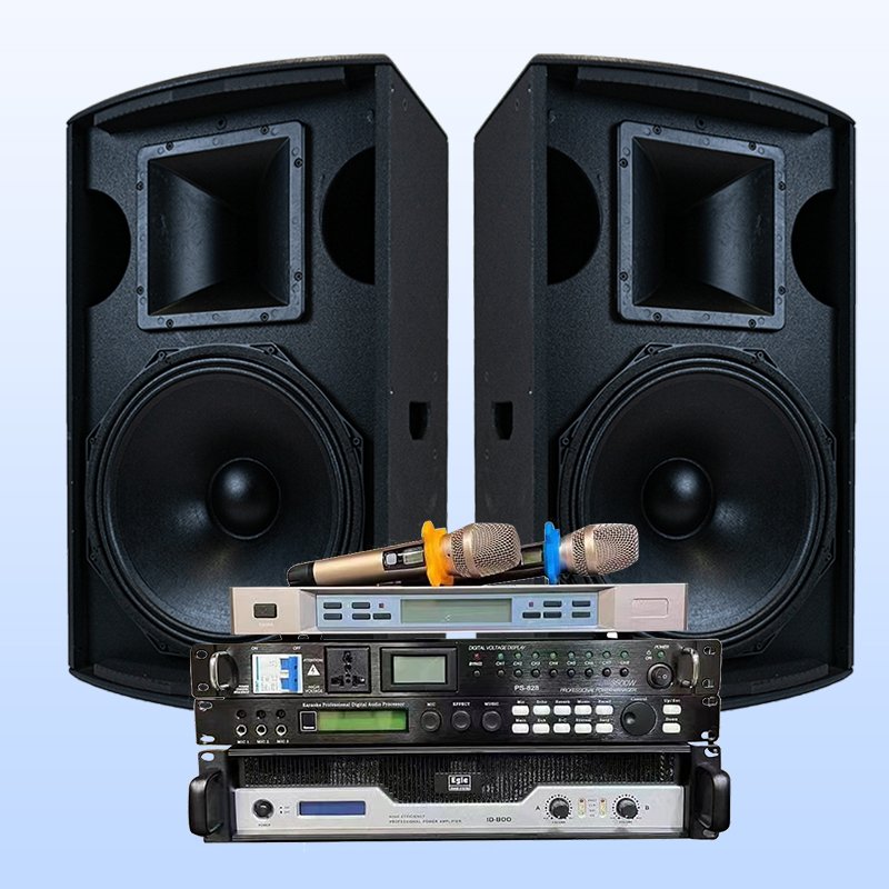 passive loudspeaker system box audio system karaoke 15 Inch Mid-bass sound system professional loudspeaker music