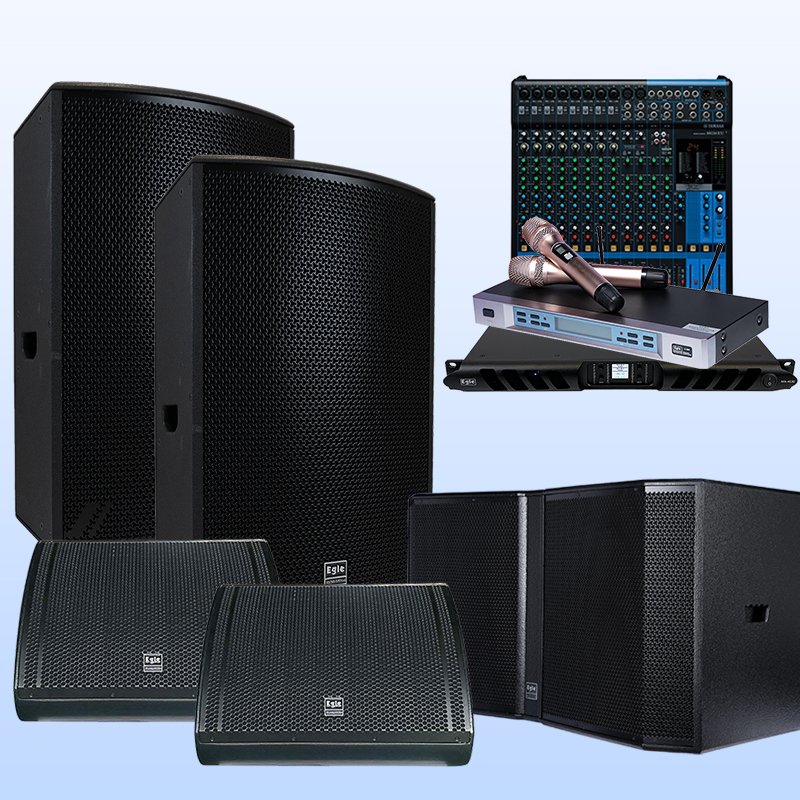passive loudspeaker system box audio system karaoke 15 Inch Mid-bass sound system professional loudspeaker music