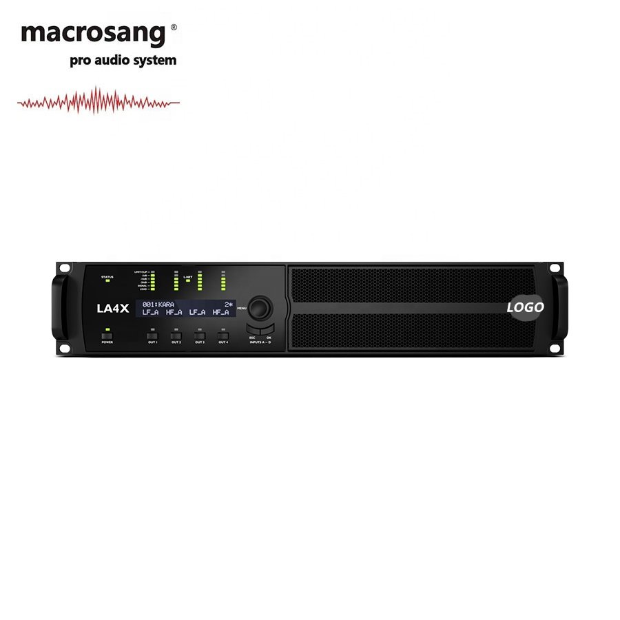 macrosang-884 Speaker Pack: A15 Focus Speaker (x4), A15-Wide Speaker (x4), KS21 Subwoofer (x8), and LA4X Amplifier (x4)