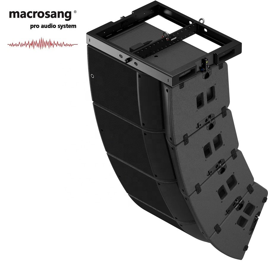 macrosang-884 Speaker Pack: A15 Focus Speaker (x4), A15-Wide Speaker (x4), KS21 Subwoofer (x8), and LA4X Amplifier (x4)
