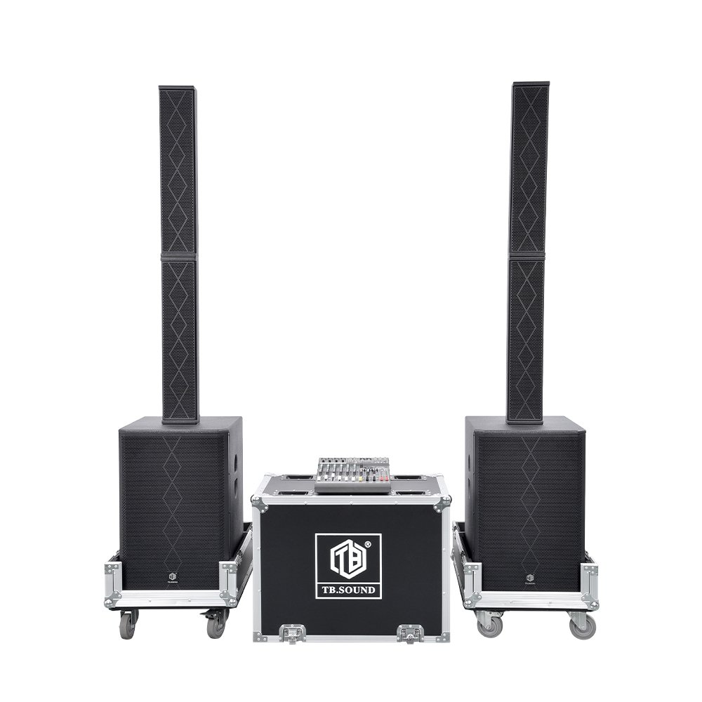 Active sound column set sound system, professional auditorium sound column equipment, wedding performance sound set