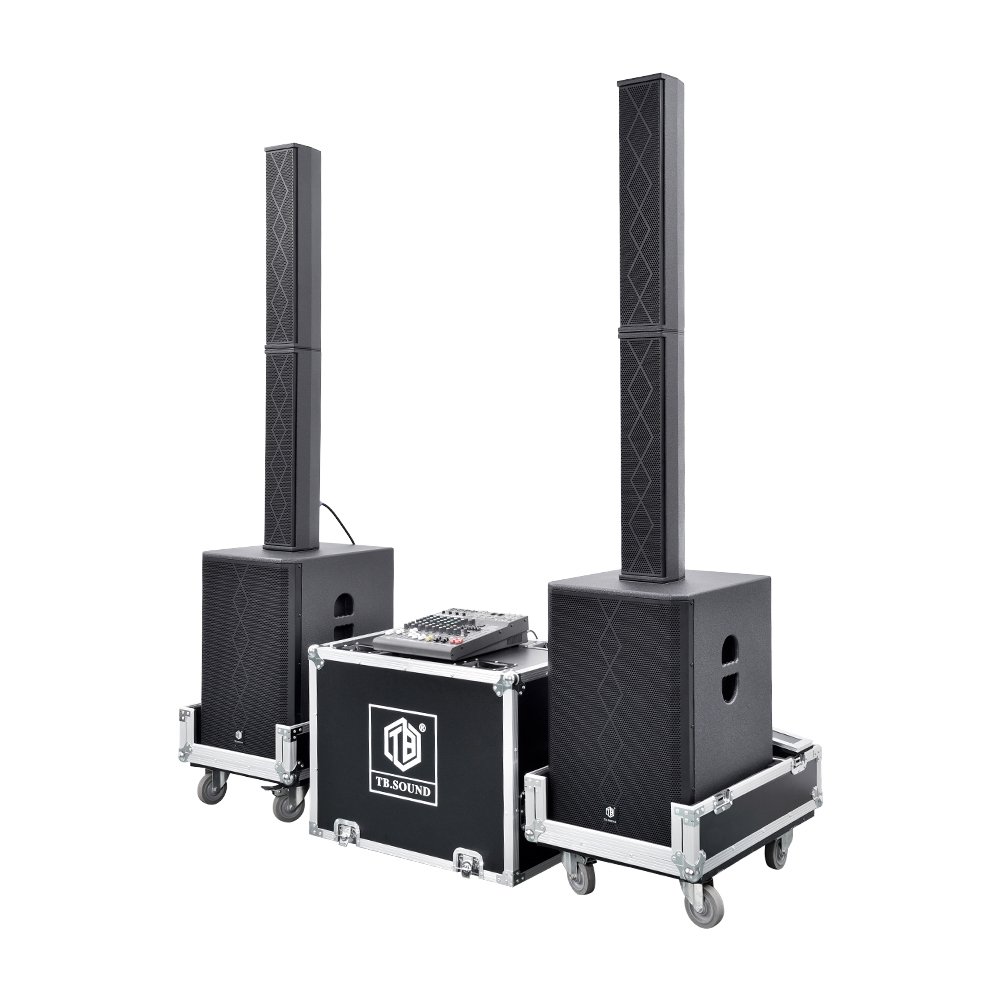 Active sound column set sound system, professional auditorium sound column equipment, wedding performance sound set
