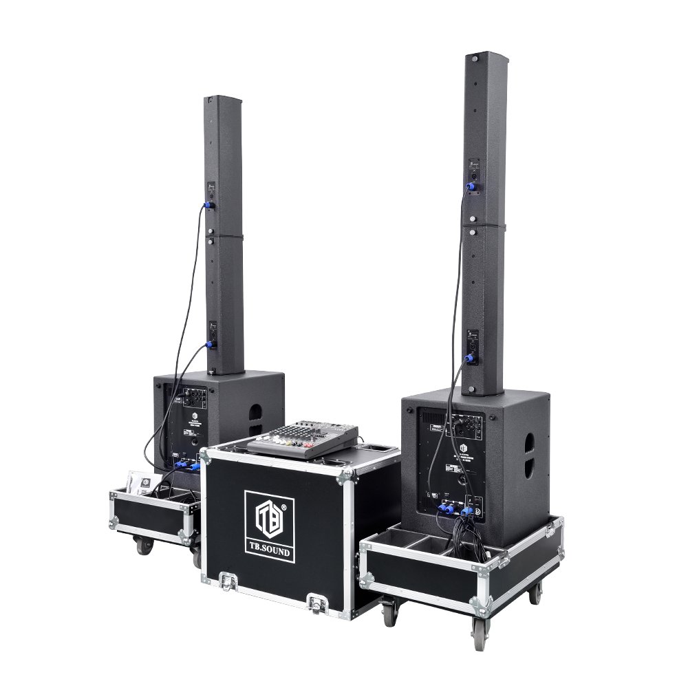 Active sound column set sound system, professional auditorium sound column equipment, wedding performance sound set