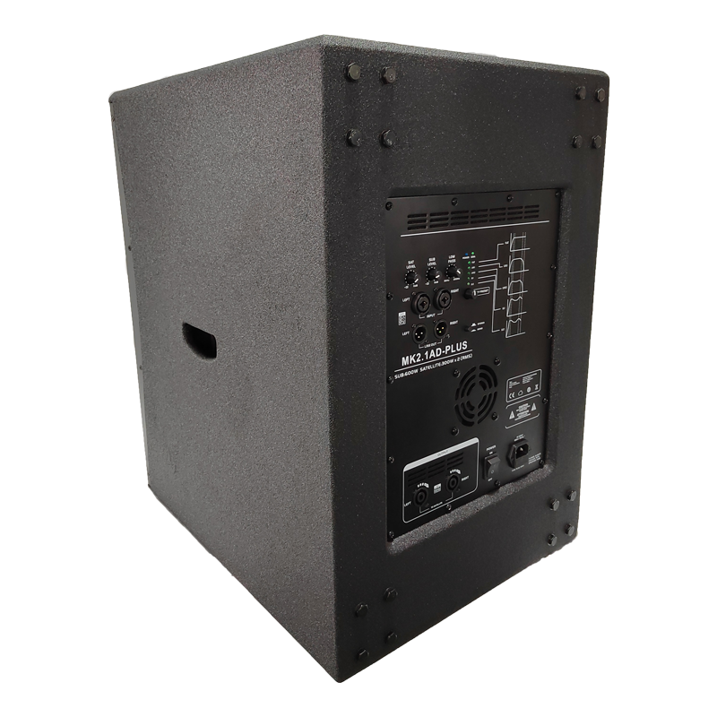 2023 Hot Sales Professional Audio Sound Equipment High Powered Compact 15 inch subwoofer PA 2.1 speaker system