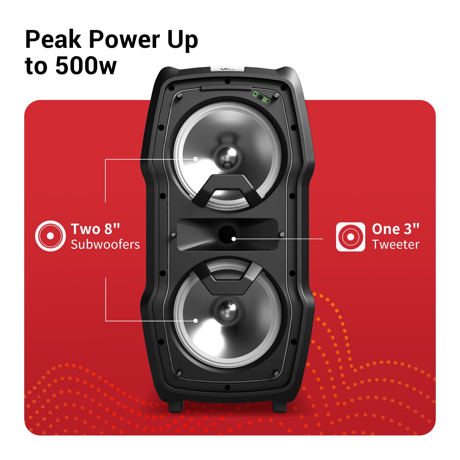 VS-0808 Complete Music Equipment Sound System Home Theater Professional Speaker Audio Monitores Rechargeable Bluetooth Speaker