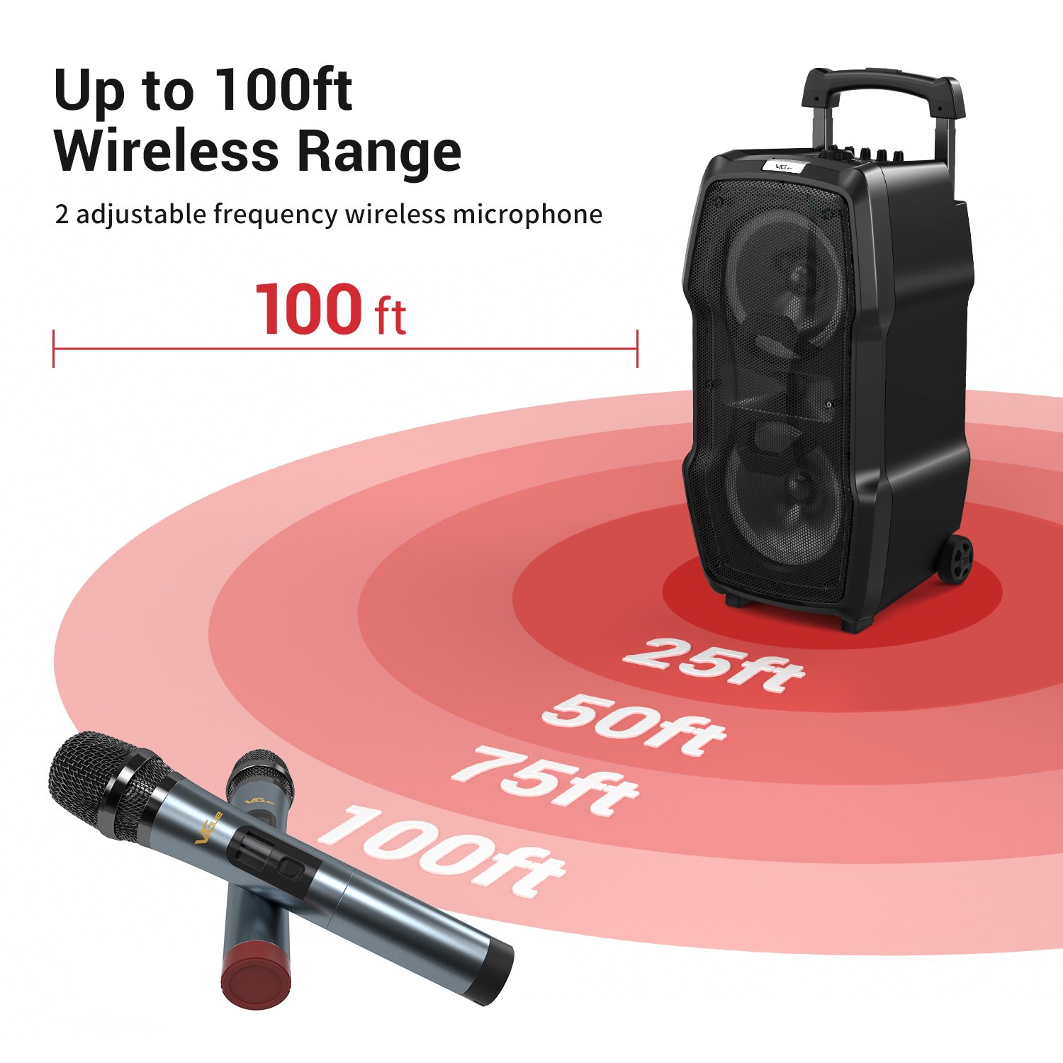 VS-0808 Complete Music Equipment Sound System Home Theater Professional Speaker Audio Monitores Rechargeable Bluetooth Speaker