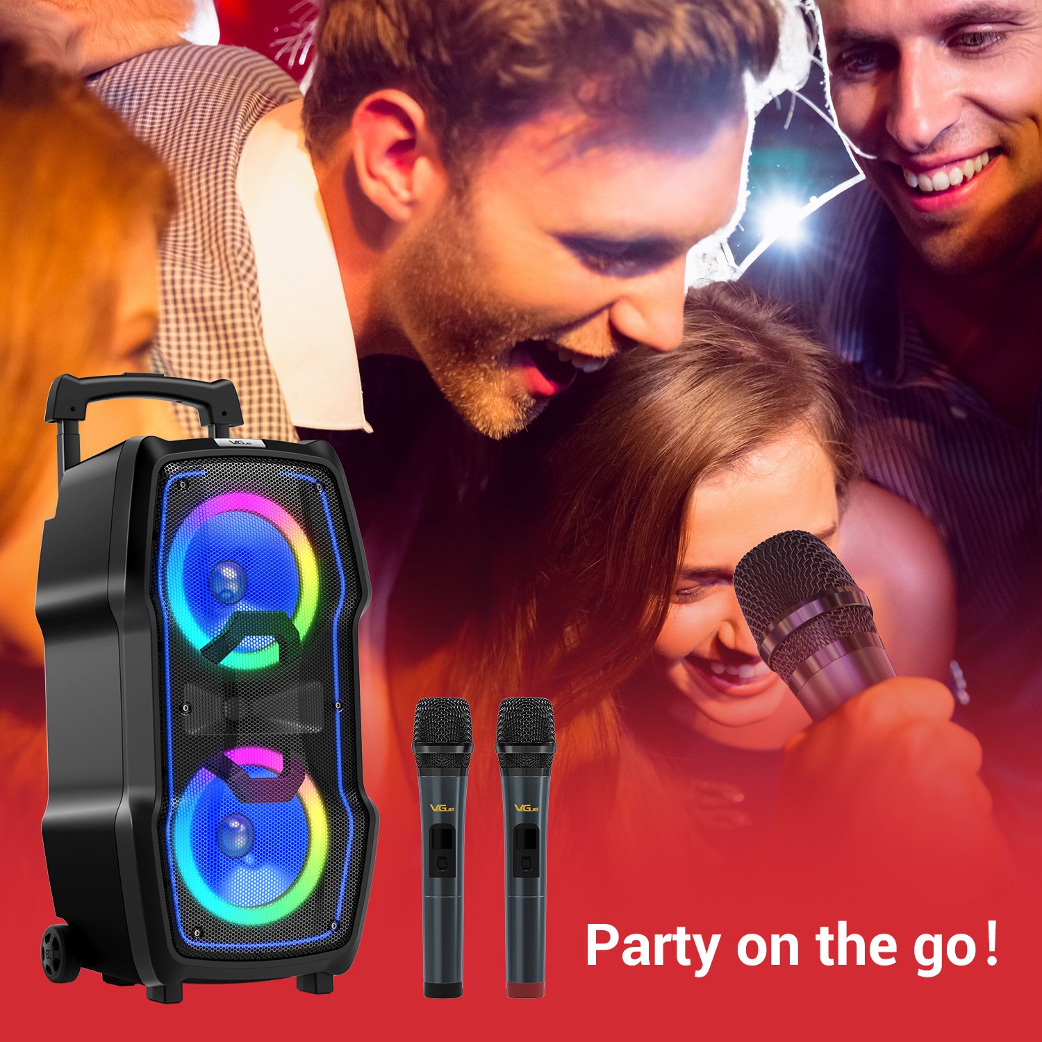 VS-0808 Complete Music Equipment Sound System Home Theater Professional Speaker Audio Monitores Rechargeable Bluetooth Speaker