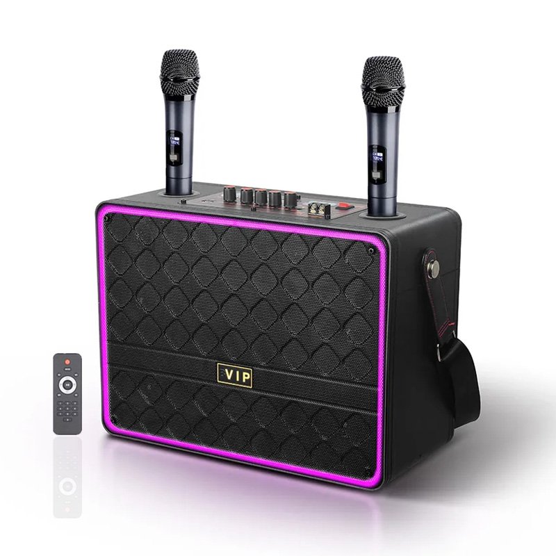 JT-8802 Family Ktv Desktop Sound Card Wireless Bluetooth Speaker Live Special Soundcards Equipment Karaoke All-in-one With 2 MIC