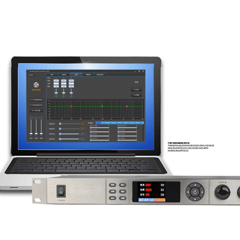 Berase Pre-Effects Professional Karaoke Digital Sound Processor Audio Mixer DJ Reverb Effect Equipment
