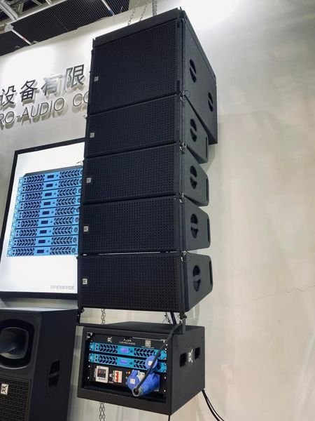 Professional dual 10" neodymium woofer active/powered line array sound equipment/sound system