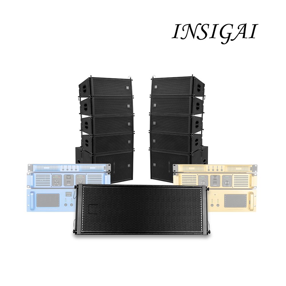Professional Stage Music Sound equipment 8 ohms 700 watts speaker Dual 10 inch Subwoofer Pro Sound System Line Array Speakers