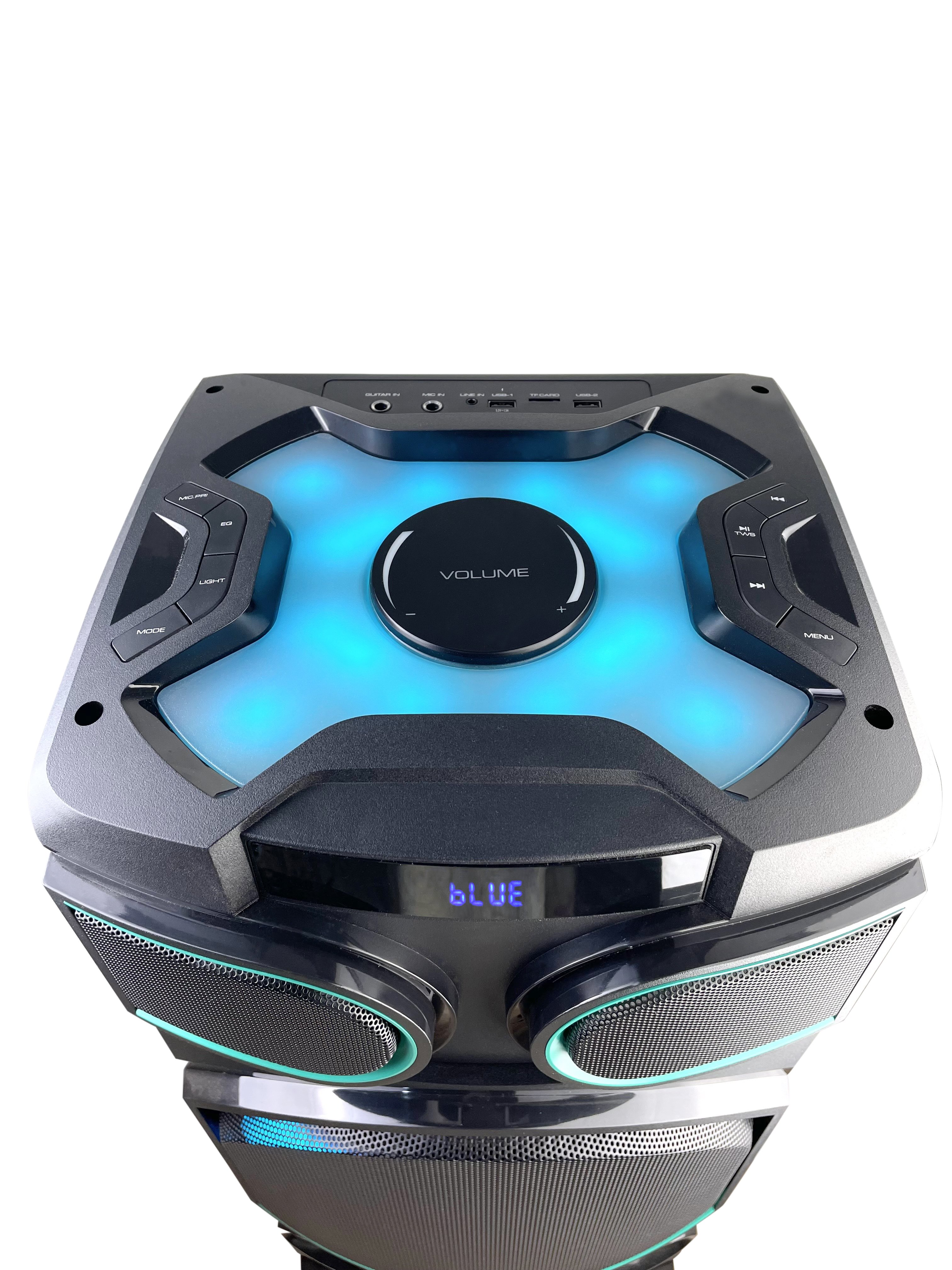 T Dual 10 Inch Portable Karaoke Loa Bocina Altavoz Altavoces Caixa De Som Parlante Megaphone Spiker Outdoor Party Box Speaker
